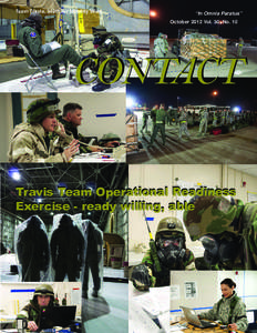 Team Travis, 349th Air Mobility Wing  “In Omnia Paratus” October 2012 Vol. 30, No. 10  CONTACT