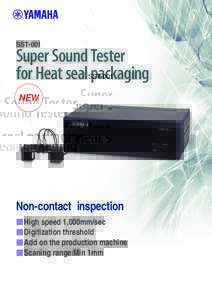SST-001  Super Sound Tester for Heat seal packaging NEW