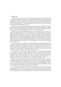 Microsoft Word - 00.2DATR- Editor's note Vol2 No1 - REVISED - 26 July 2009 _iii-iv_