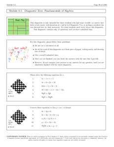 Module 0.5  Page 98 ofModule 0.5: Diagnostic Zero: Fundamentals of Algebra