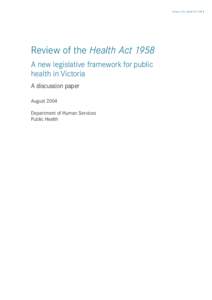 1234 dhs health act 1958 text