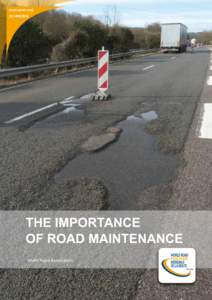 www.piarc.org 2014R02EN The Importance of Road Maintenance World Road Association
