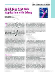 The Functional Web  Build Your Next Web Application with Erlang Dave Bryson Steve Vinoski • Verivue