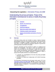 section-9-public-interest-approvals-waiver-or-modification-of-the-privacy-principles