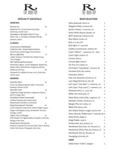Soft matter / Soft drinks / Bitters / Angostura bitters / Fizz / Lemonade / Manhattan / Food and drink / Cocktails / Mixed drinks