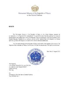 Microsoft Word - Nauruan Statement to Seabed Disputes Chamber.doc