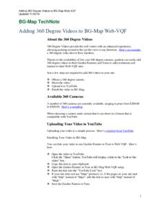 Adding 360 Degree Videos to BG-Map Web-VQF UpdatedBG-Map TechNote  Adding 360 Degree Videos to BG-Map Web-VQF