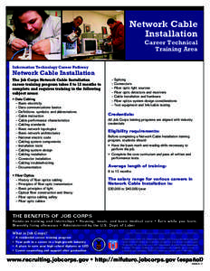 Network Cable Installation Career Technical Training Area
