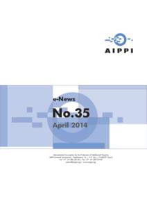 e-News  No.35 AprilInternational Association for the Protection of Intellectual Property