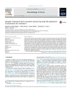 Neurobiology of Stress109e115  Contents lists available at ScienceDirect Neurobiology of Stress journal homepage: http://www.journals.elsevier.com/neurobiology-of-stress/