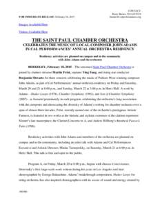 Classical music / San Francisco Symphony / Music / Clarinet concerto / Martin Fröst