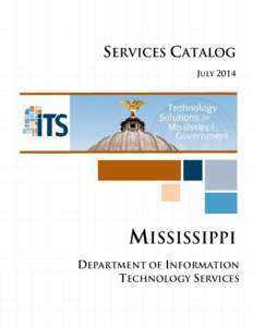 ITS Services Catalog July 2014