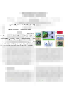 Optimal Radiometric Calibration for Camera-Display Communication arXiv:1501.01744v1 [cs.CV] 8 JanWenjia Yuan