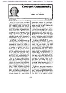 Essays of an Information Scientist, Vol:4, p[removed], [removed]Current Contents, #18, p.5-8, May 5, 1980 Science