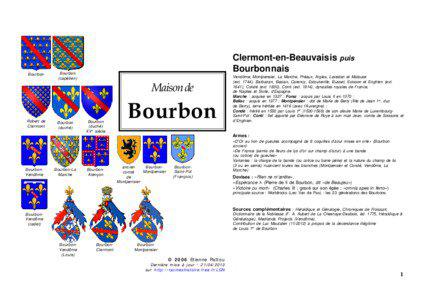 Bourbon  Clermont-en-Beauvaisis
