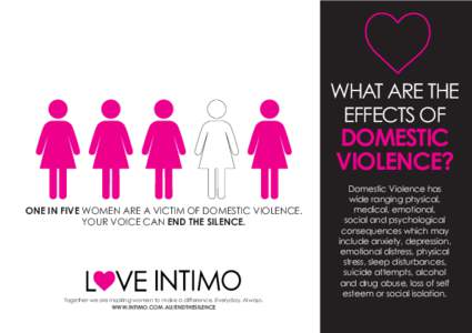 WHAT ARE THE EFFECTS OF DOMESTIC VIOLENCE?