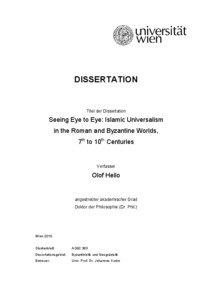 DISSERTATION  Titel der Dissertation