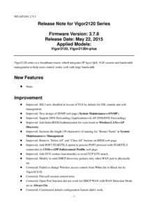 Microsoft Word - V2120 V3.7.8 release note.doc