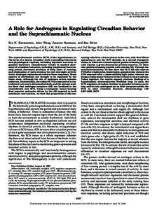 Suprachiasmatic nucleus / Hypothalamus / Entrainment / Zeitgeber / Period / PER2 / CLOCK / Raphe nuclei / Vasoactive intestinal peptide / Biology / Anatomy / Circadian rhythms