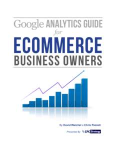 Google Analytics Guide for BUSINESS OWNERS  By David Weichel & Chris Pezzoli