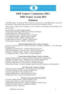 Microsoft Word - FIDE Trainer Awards 2014-Nominees.doc