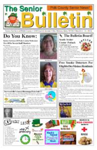 The Senior  Polk County Senior News! Bulletin