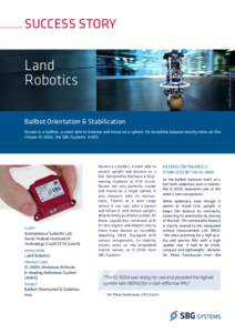 Aircraft instruments / Ballbot / Avionics / Inertial measurement unit / Attitude and heading reference system / ETH Zurich / Robotics