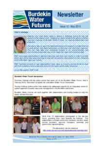Burdekin Water Futures Newsletter - May 2010