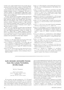 Lassiter Coast copper deposit (Farrar et al. in press; age recalculated for the new decay constants of DalrympleThe west Behrendt batholith, occurring in scattered unnamed nunataks west of the Behrendt Mountains,