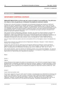 1/3  Diari Oficial de la Generalitat de Catalunya Núm[removed]2014 CVE-DOGC-A[removed]