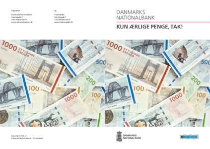 Udgivet af  og Danmarks Nationalbank Havnegade 5