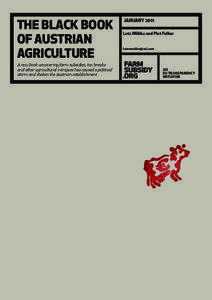 THE BLACK BOOK OF AUSTRIAN AGRICULTURE