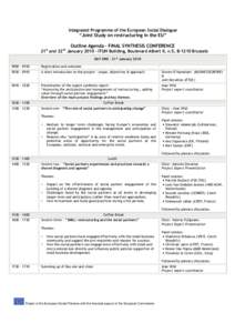 IP2-Outline agenda Final Synthesis Seminar Restructuring 2…慭瀻