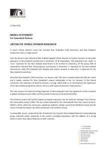    17 May 2010  MEDIA STATEMENT  For Immediate Release 