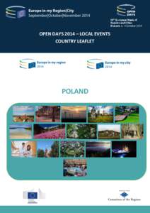 OPEN DAYS 2014 – LOCAL EVENTS COUNTRY LEAFLET POLAND  INDEX