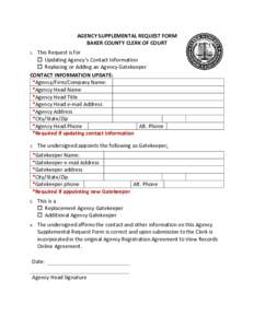 Microsoft Word - Agency Supplemental Request Form