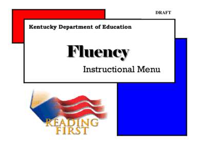 What is fluency Instruction