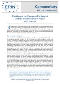 Microsoft Word - No 12 EPIN Commentary European Parliament elections 2014.docx