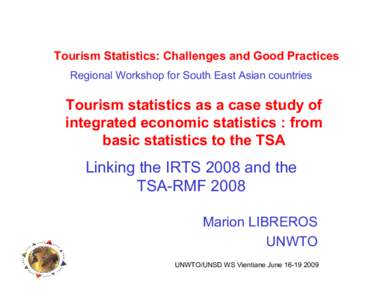 Microsoft PowerPoint[removed]UNWTO - From basic statistics to TSA.ppt