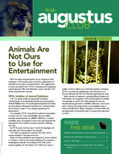 augustus CLUB ‘s Issue No. 60 | Summer 2012