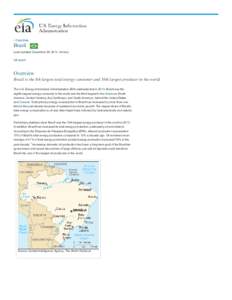 ‹ Countries  Brazil    Last Updated: December 29, 2014  (Notes) full report