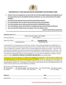 Microsoft Word - Confidentiality and Non-Disclosure Form