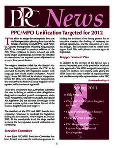 T  News PPC/MPO Unification Targeted for 2012