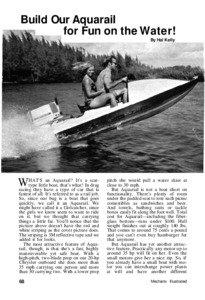 Build Our Aquarail for Fun on the Water! By Hal Kelly