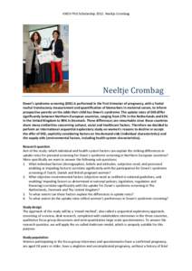 Microsoft Word - PhD Scholarship 2012 Neeltje Crombag