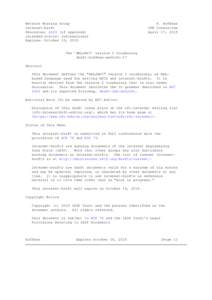 draft-hoffman-xml2rfc-17 - The 'XML2RFC' version 3 Vocabulary