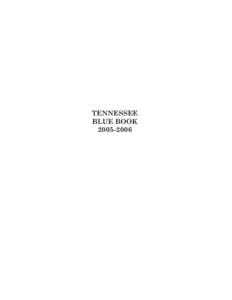 TENNESSEE BLUE BOOK[removed] TENNESSEE BLUE BOOK