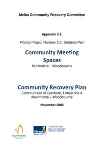 Microsoft Word - Melba CRP Priority Projects No 2.2 M_W Meeting Spaces[removed]doc