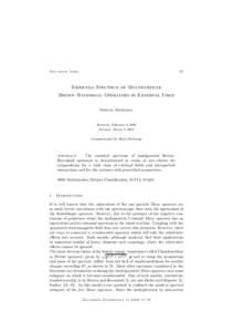 51  Documenta Math. Essential Spectrum of Multiparticle Brown–Ravenhall Operators in External Field