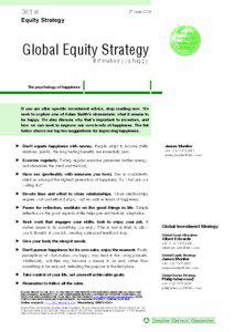 Global Equity Strategy